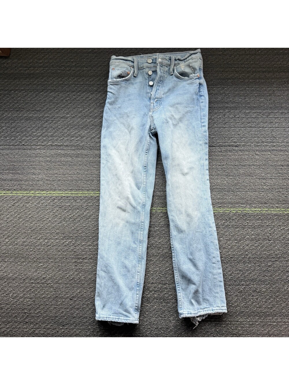 Mother Superior Jeans The Tomcat Ankle Straight Size 23 Distressed